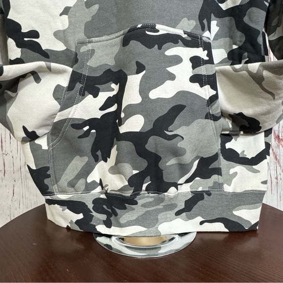 Anti Social Social Club Camouflage Hoodie Fleece Lined Winter Wear Small EUC - Picture 3 of 12